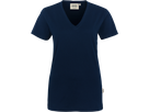 Damen-V-Shirt Classic Gr. 3XL, tinte - 100% Baumwolle, 160 g/m²