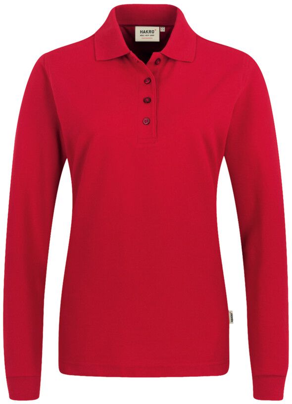 Poloshirt langärmelig Einlaufvorbehand. - 50 % Baumw. 50 % Polyester, Gr. XS-6XL