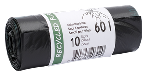 Kehrichtsack Standard 60l schwarz - 10 Stk.