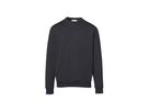 Sweatshirt Bio-Baumwolle GOTS Gr. L - karbongrau,75% Baumw.(Bio),25% Poly.recy