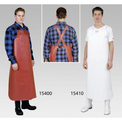 Arbeitsschürze braun, Grösse 95x120 cm - aus PVC-Kunstleder