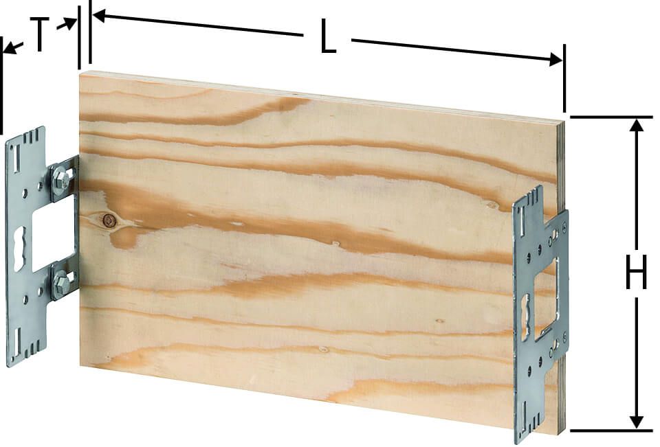 Optivis-Tec-Armaturenträger - für Unterputz-Armaturen