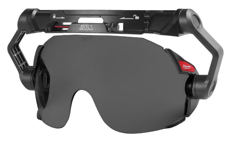 Schutzbrille Universal, getönt - Milwaukee, für BOLT 100/200 Helm