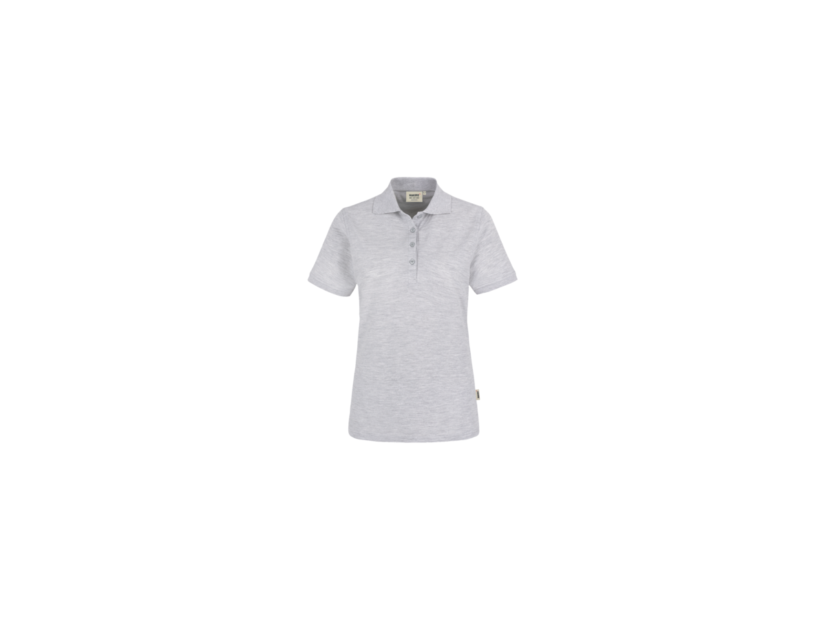 Damen-Poloshirt Classic 2XL ash meliert - 98% Baumwolle, 2% Viscose, 200 g/m²