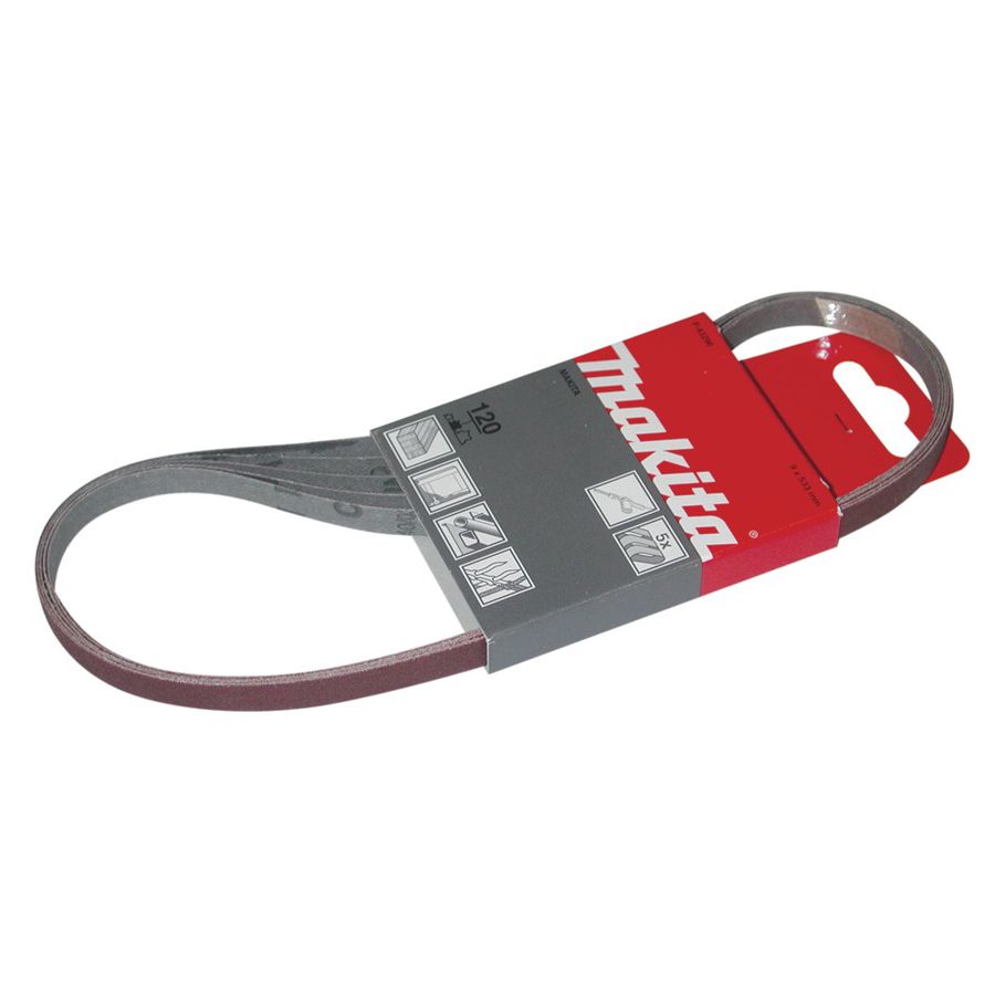 Schleifband MAKITA 13 x 533 mm - Korn 100, Pak. à 5 Stk.