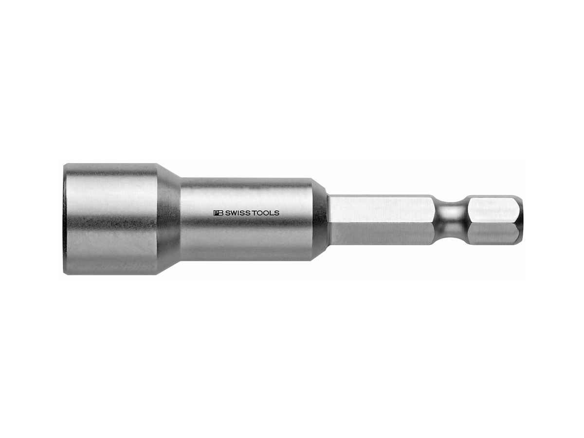 Steckschlüssel-Bit E6-200/8 m.Magnet - für Sechskanntschrauben