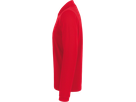 Longsleeve-Poloshirt Classic Gr. XL, rot - 100% Baumwolle, 220 g/m²