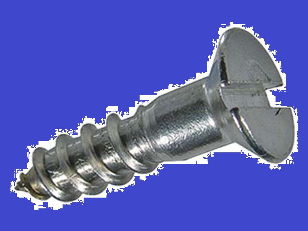 Senk-Holzschrauben mit Schlitz INOX A2 - DIN 97