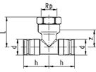 iFIT Übergangs-T-Modul 16/20-1/2"IG