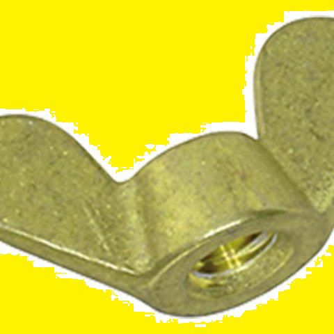 Flügelmuttern Messing DIN 315