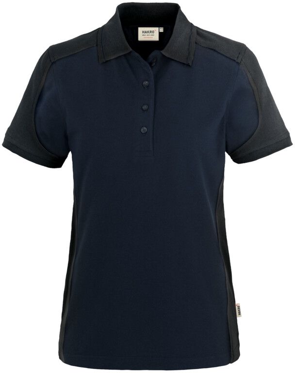 Damen-Poloshirt Contrast Performance - 50% Baumwolle, 50% Polyester, 200 g/m²