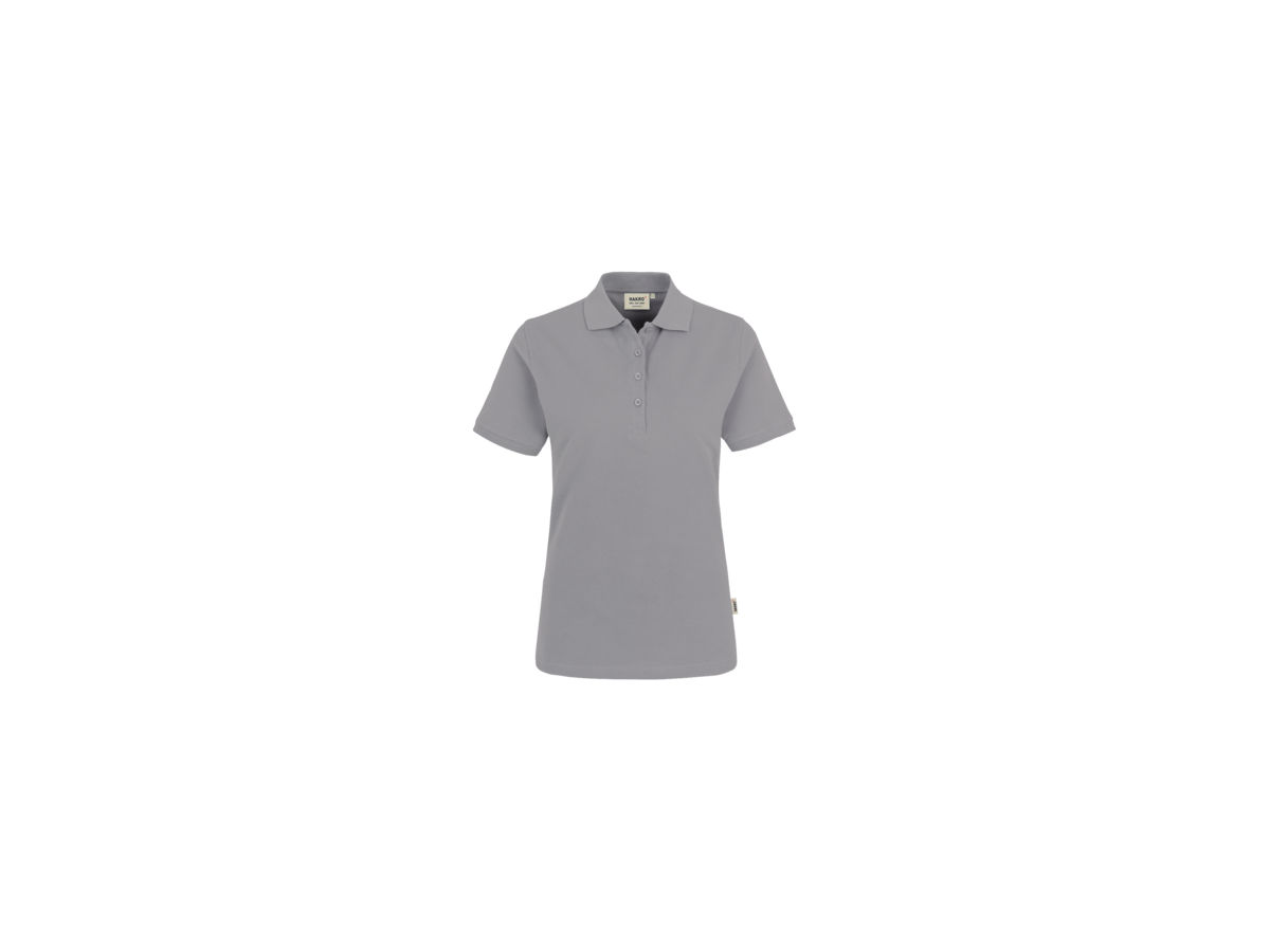 Damen-Poloshirt Classic Gr. L, titan - 100% Baumwolle