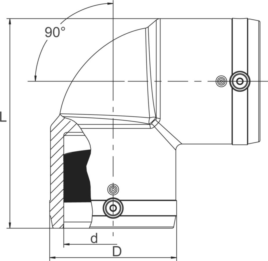 Winkel 90° ALIAXIS FRIALEN W90 d 32 mm - PN16