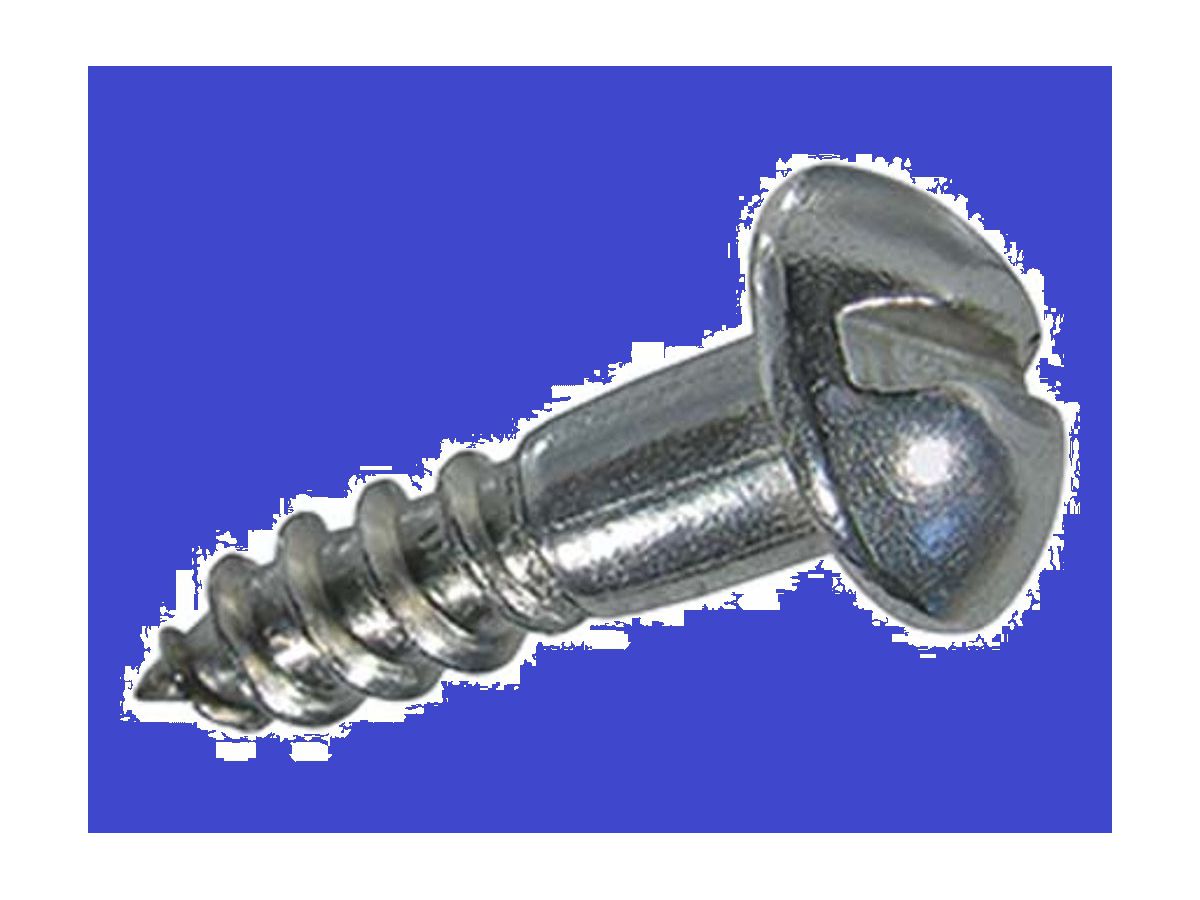 Halbrund-Holzschrauben mit Schlitz - INOX A2 DIN 96