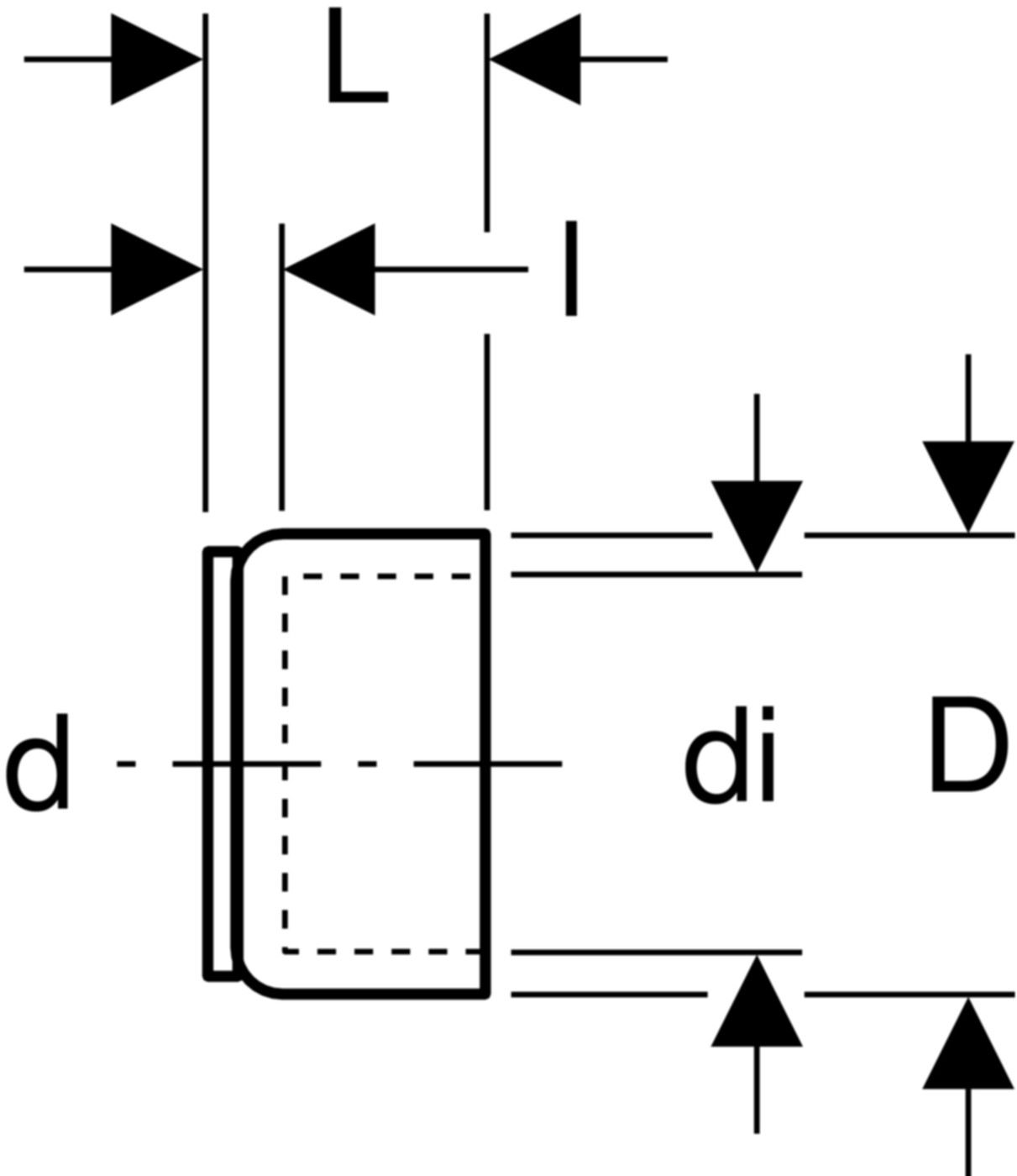 Geberit PE Sifonanschlussmuffe