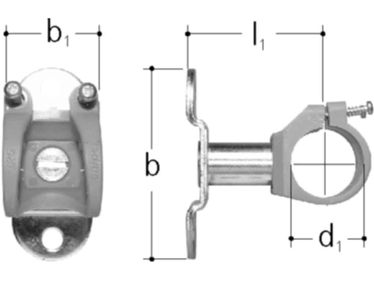 Sanipex Halter für Verteiler