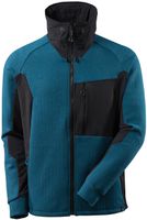 Advanced Sweatshirt, Stehkragen, Gr. 2XL - dunkelpetroleum/schwarz, 380 g/m2