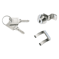 Briefkastenzylinder HUBER 15 mm - Schloss mit 2 Schlüssel und Feder