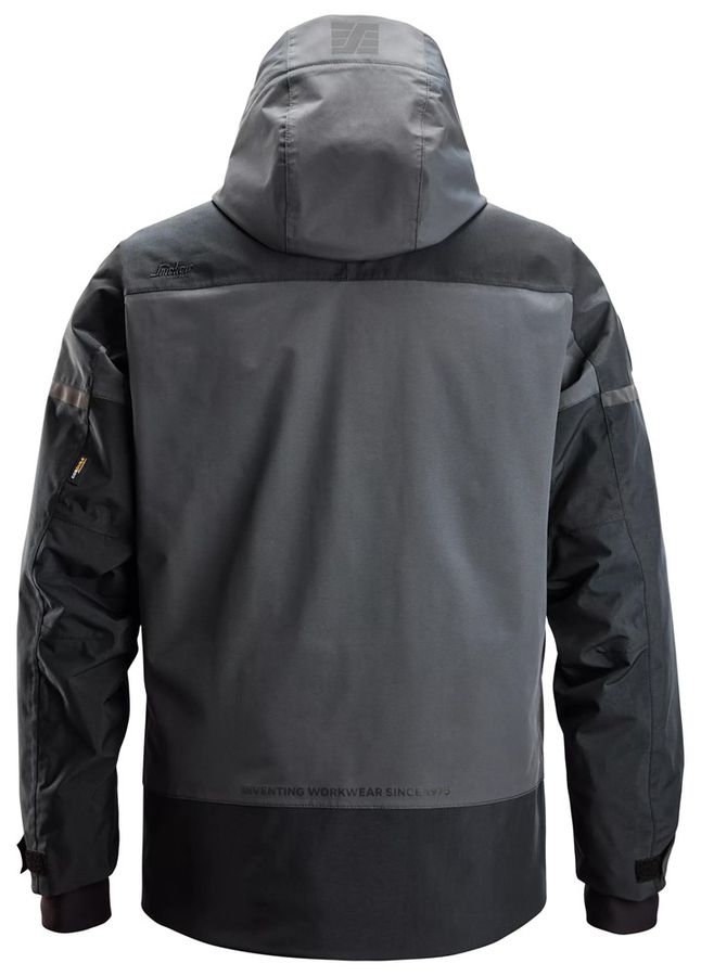 Winterjacke AllroundWork - Snickers, grau/grau, wasserdicht
