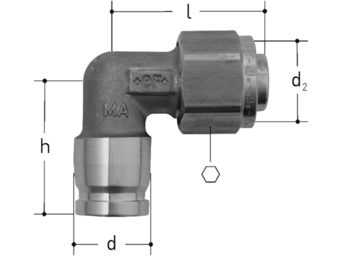 iFIT Armaturenanschluss Winkel-Modul - Meplafix