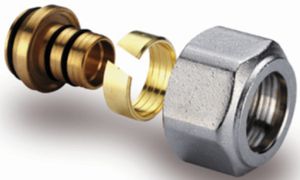 Klemmringverschraubung 3/4" Eurokonus - (IVR581) für Mehrschichtenrohr