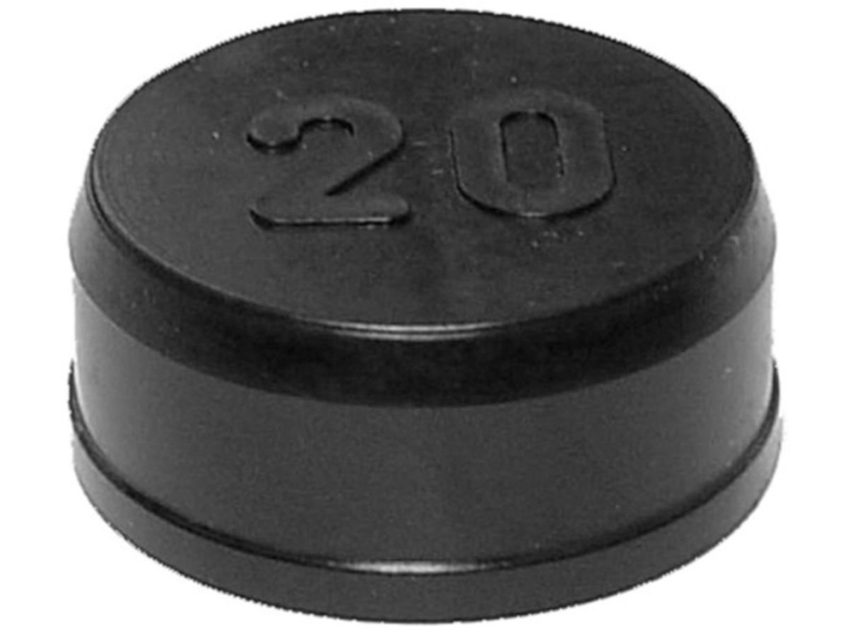 Verschlusskappe zu Optiflex-Einlegbalken - Kunststoff