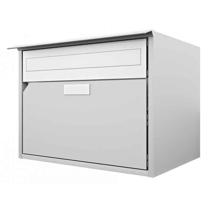 Briefkasten Alu 400 HUBER weissalu - BxHxT 415x310x292