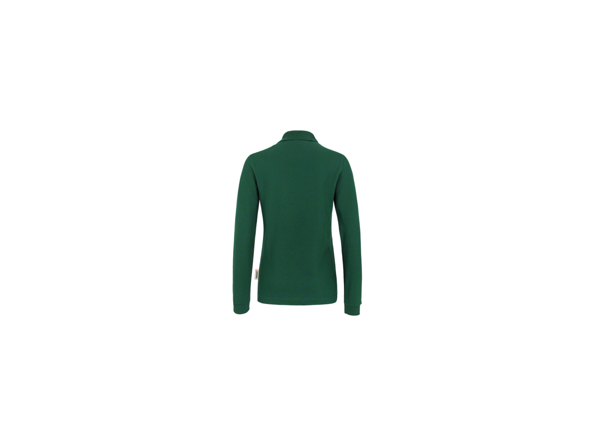 Damen-Longsleeve-Poloshirt Perf. S tanne - 50% Baumwolle, 50% Polyester, 220 g/m²