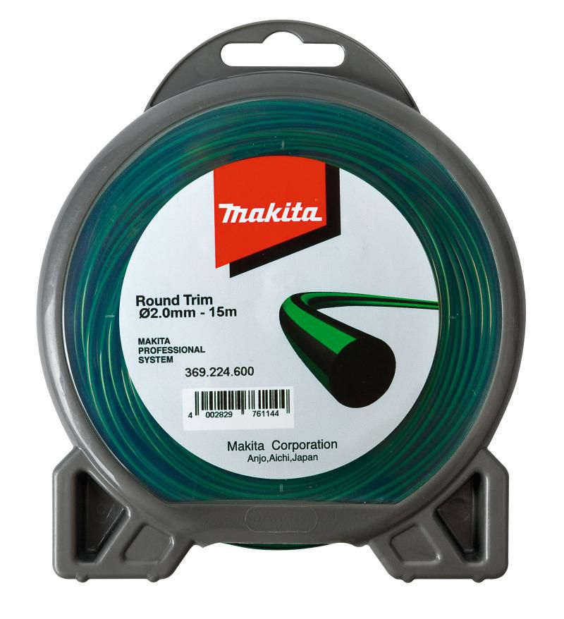 Mähfaden Comfort Trim S 2.0 mm  15m - Makita  Faden-Rund