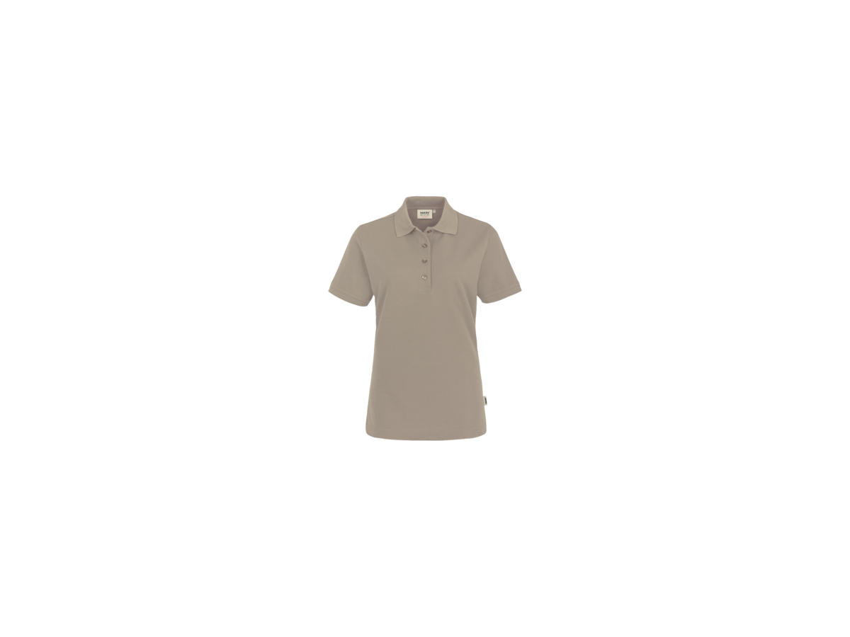 Damen-Poloshirt Perf. Gr. XS, khaki - 50% Baumwolle, 50% Polyester, 200 g/m²