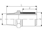 Uebergangsadapter PE/MS 25- 3/4"AG - 720920707