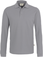 Longsleeve-Poloshirt Classic 2XL titan - 100% Baumwolle, 220 g/m²