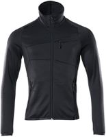 Fleecepullover Microfleecejacke Gr. 2XL - schwarzblau, mit Reissverschluss