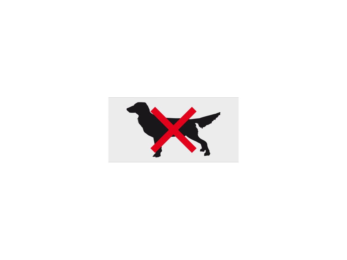 Schild Hundeverbot