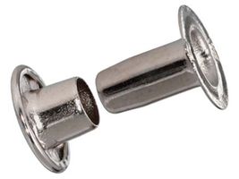 Nietteile für Hohlniete zweiteilig - Stahl vernickelt DIN 7331A