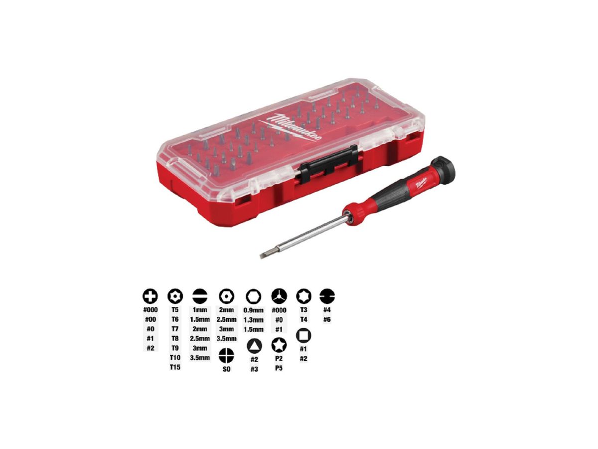 Feinschraubendreher-SET 40-tlg. - Milwaukee