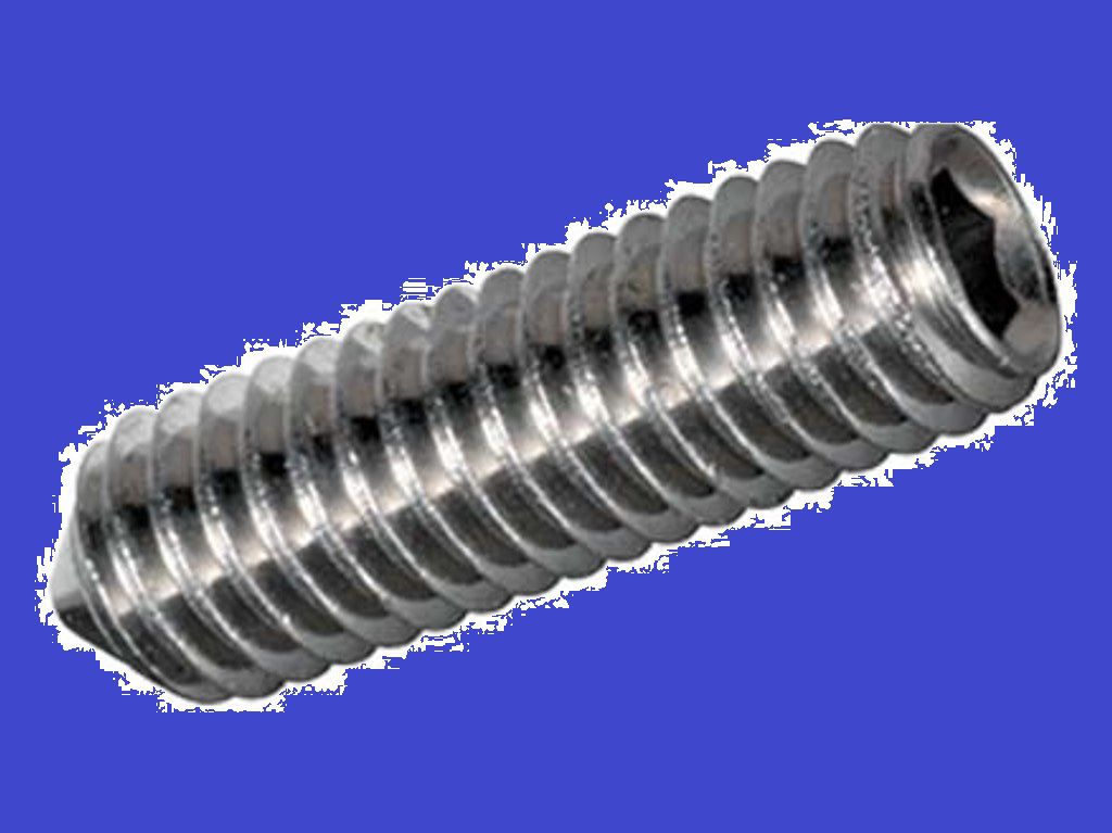 Gewindestifte mit Innensechskant DIN 914 - mit Spitze INOX A2 ISO 4027