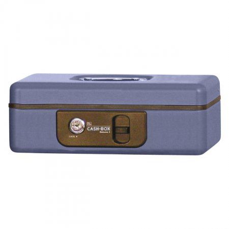 Geldkassette DeLuxe 3 blau - 230x185x80mm  BxTxH