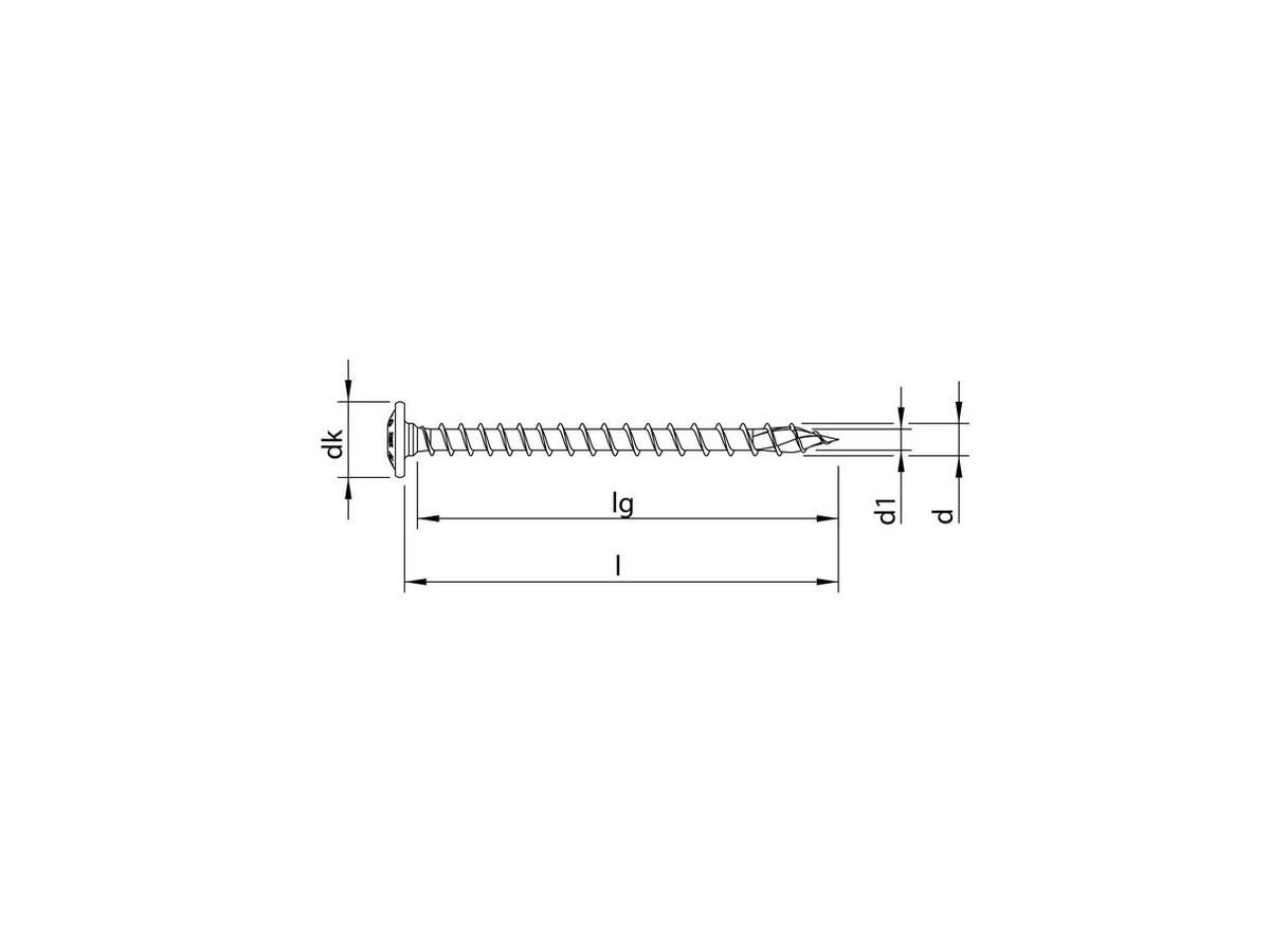 Tellerkopfschrauben HECO TOPIX Plus - Inox A2