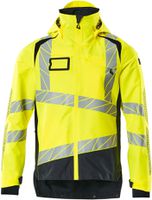Hard Shell Jacke leichtes Futter Gr.2XL - hi-vis gelb/schwarz, 100% PES