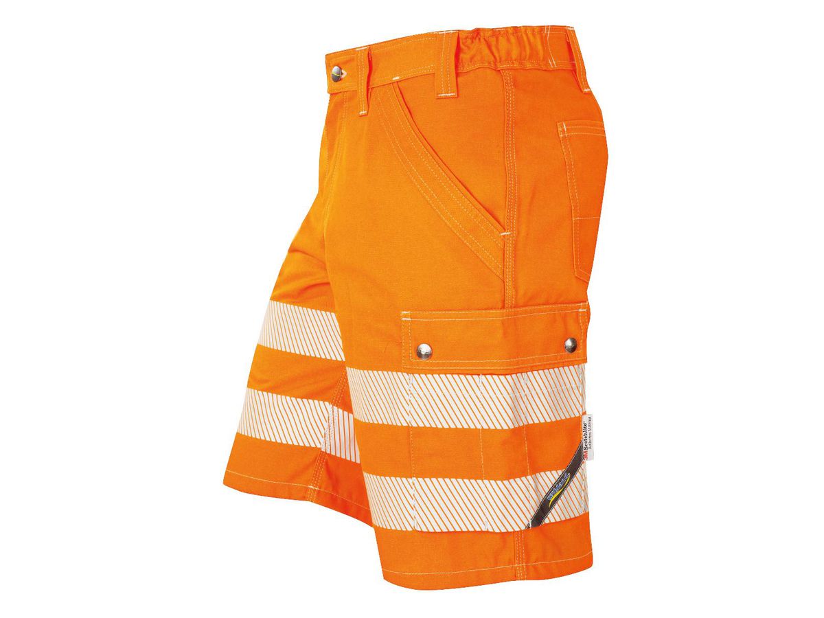 Warn-Shorts orange Gr. 44 - EN ISO 20471 Kl. 1, 75% Poly. 25% Baumw.