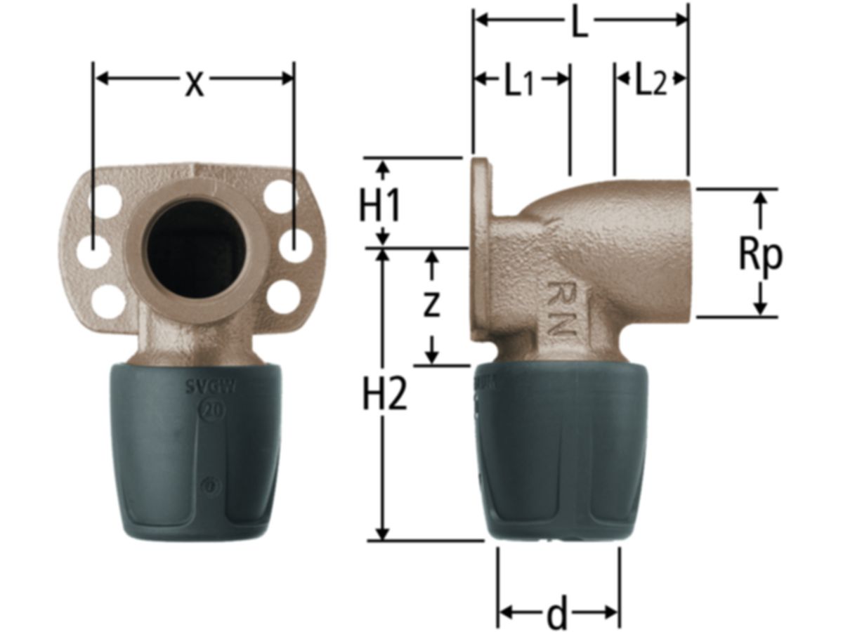 Optiflex prOfix Anschlusswinkel