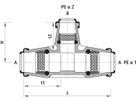 Steckfitting-T-Stück Hawle