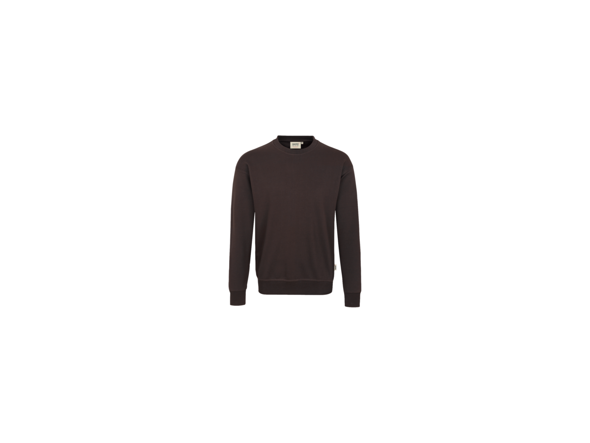 Sweatshirt Performance Gr. M, schokolade - 50% Baumwolle, 50% Polyester, 300 g/m²