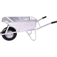 Schiebetruhe AUSTRO-BAU 100ltr.m.Luftrad - vollbadfeuerverzinkt, grau Stahlfelge