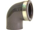 Winkel 45° PVC-U metrisch - mit Klebmuffe und zylindrischem Rohr IG