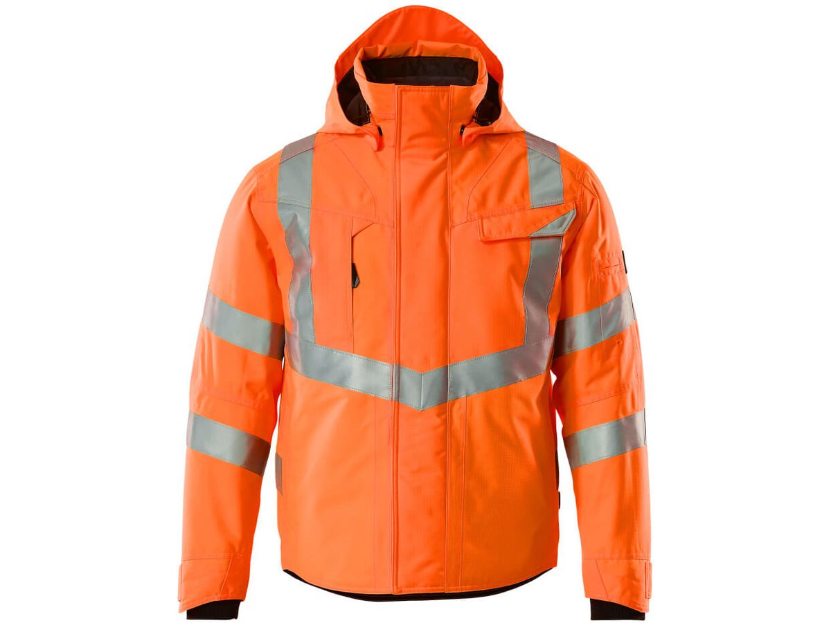 Winterjacke wattiert, Gr. 2XL - hi-vis orange, 100% PES, 210 g/m2