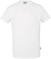 V-Shirt Stretch Gr. 2XL, weiss - 95% Baumwolle, 5% Elasthan, 170 g/m²