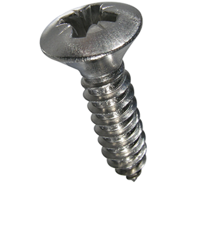 Linsensenk-Blechschrauben INOX A4 7983C - Kreuzschl. Pozidriv Form Z mit Spitze