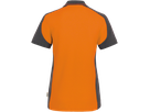 Damen-Polosh. Co. Perf. S orange/anth. - 50% Baumwolle, 50% Polyester, 200 g/m²